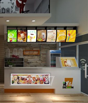 臺(tái)灣耕耘的50嵐奶茶店